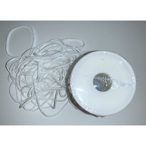 One Roll 82 Yards 2mm White Elastic String Cord Band Sewing Craft DIY Face Mask