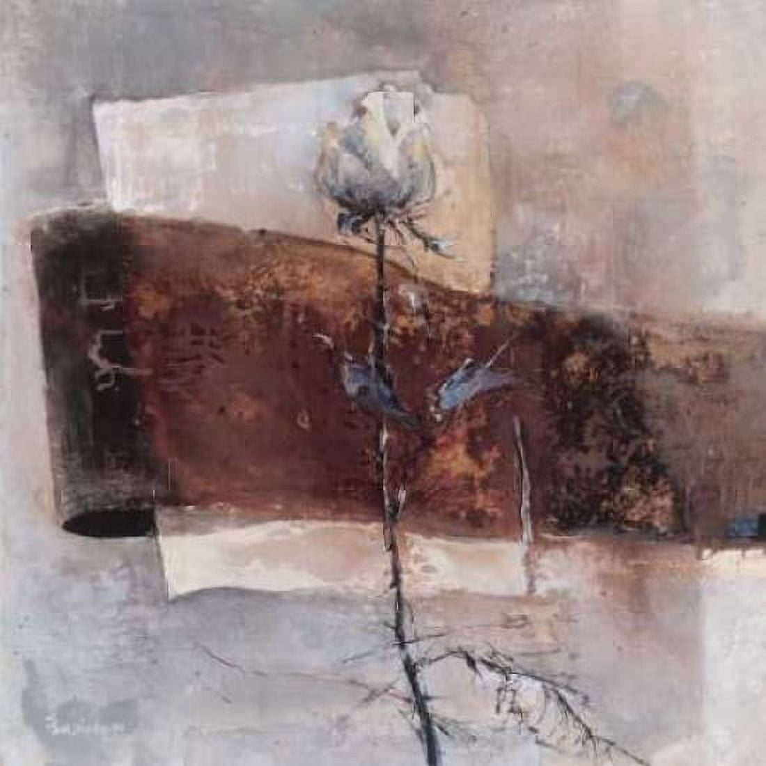 One Rose Canvas Art - Heleen Vriesendorp (24 x 24)
