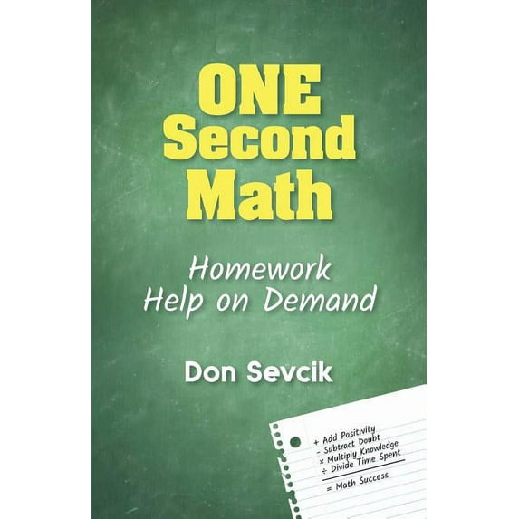 One Second Math : Homework Help on Demand (Paperback)