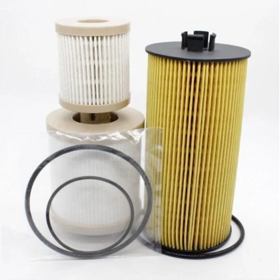 One Set 6.0L FD4616 FL2016 Motorcraft Powerstroke Diesel Oil & Fuel Filter Kit