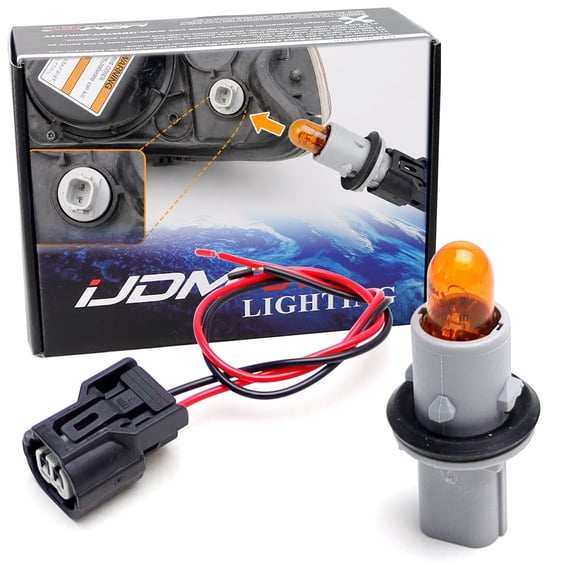 One-Set OE-Spec W5W 2825 168 194 Side Marker, Headlamp Corner Clearance Light Bulb, Plug Adapter Socket Pigtail For Honda Accord Civic Odyssey TL RL TSX, etc