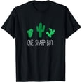 thumbnail image 1 of One Sharp Boy Shirt, Funny Cute Cactus Cacti Gift, 1 of 4