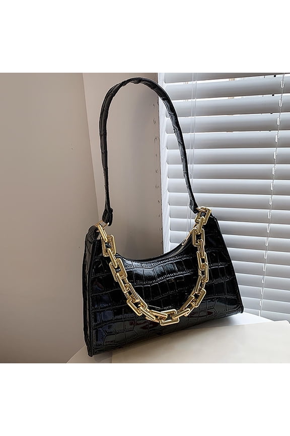 One Shoulder Crossbody Bag Leather Large Capacity Multi Compartment Women Bag