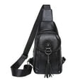 thumbnail image 1 of One Shoulder Crossbody Bag Leather Large Capacity Multi Compartment Women Bag, 1 of 2