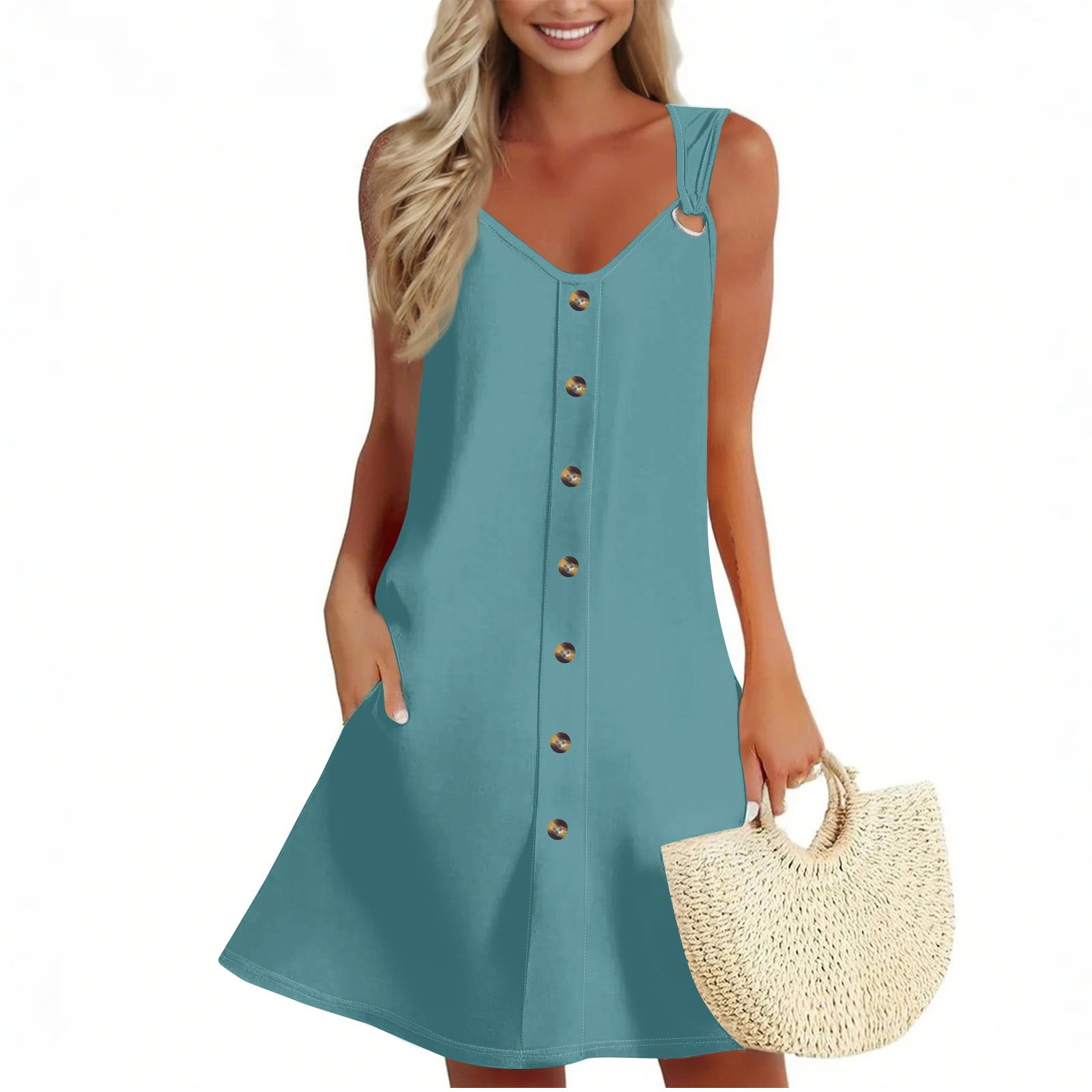 One Shoulder Sleeveless Lace Dress With Sash Pool