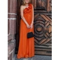 thumbnail image 1 of One-Shoulder Ruffled Maxi Dress, 1 of 1