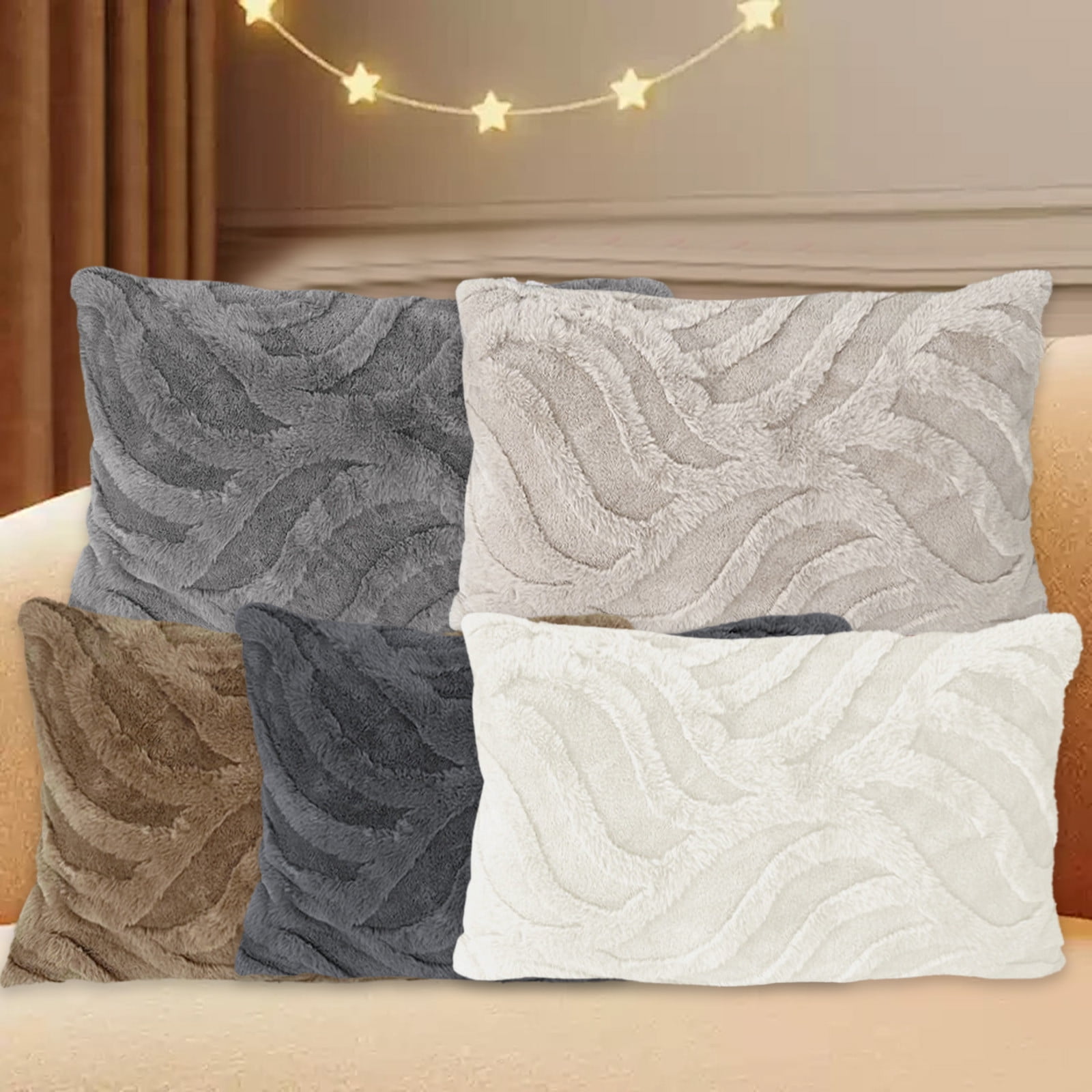 One Sided Pattern Pillow Cover, Decorative Cushion Cover, 20x30 Inches ...