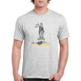 thumbnail image 1 of One-Sided Scale T-Shirt Men -Morad Kotkot  Designs, Male Large, 1 of 4