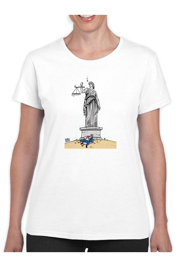 One-Sided Scale T-Shirt Women -Morad Kotkot Designs, Female 4X-Large