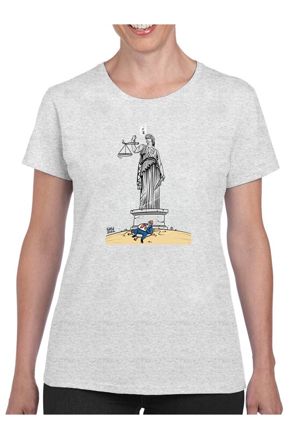 One-Sided Scale T-Shirt Women -Morad Kotkot Designs, Female Small