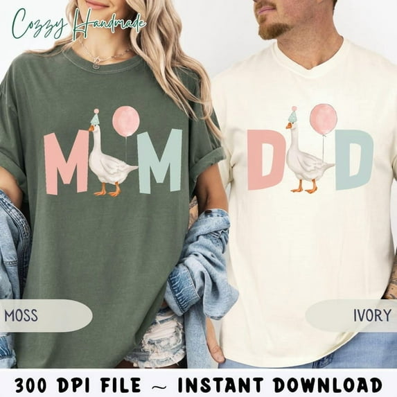 One Silly Goose Birthday T-Shirt Family Matching Silly Goose First Birthday Outfit Mama Goose 1st Birthday Girl Shirt