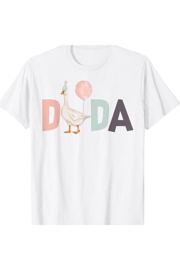 One Silly Goose Dada 1st First Birthday Family Matching T-Shirt