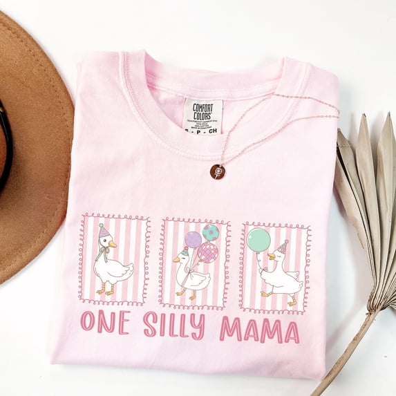 One Silly Goose Matching Family Shirt One Silly Mama Birthday Outfit Matching Tee Goose Birthday