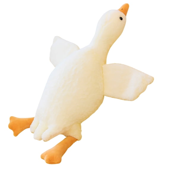 One Silly Goose Stuffed Animal,15 Inch Soft Goose Doll Plush Toy Hugging Pillow,Cute Duck Stuffed Animal,Goose Stuffed Plush Toys Gifts for Birthday Party Favors Supplies