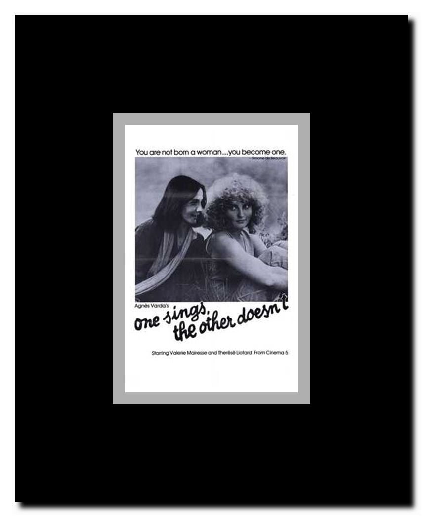 One Sings the Other Doesn't Framed Movie Poster