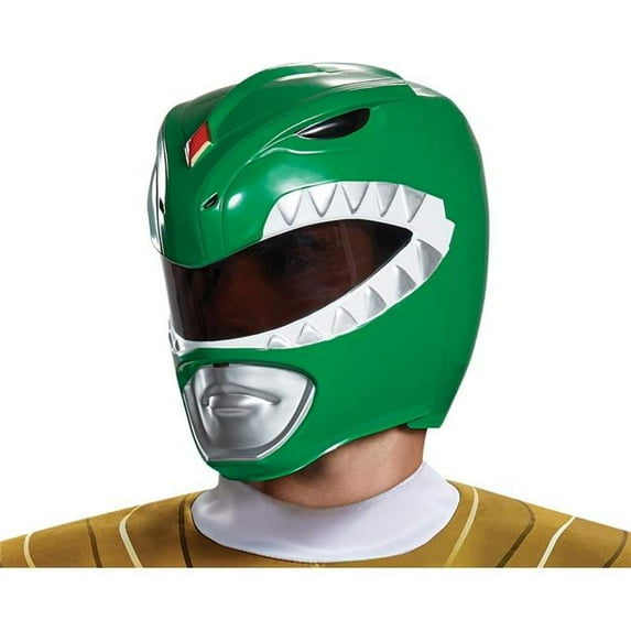 One Size Adult Mighty Morphin Green Ranger Helmet