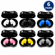 One Size Ear Plugs for Swimming Earplugs Noise Cancelling Reusable Silicone Ear Plugs for Swimming