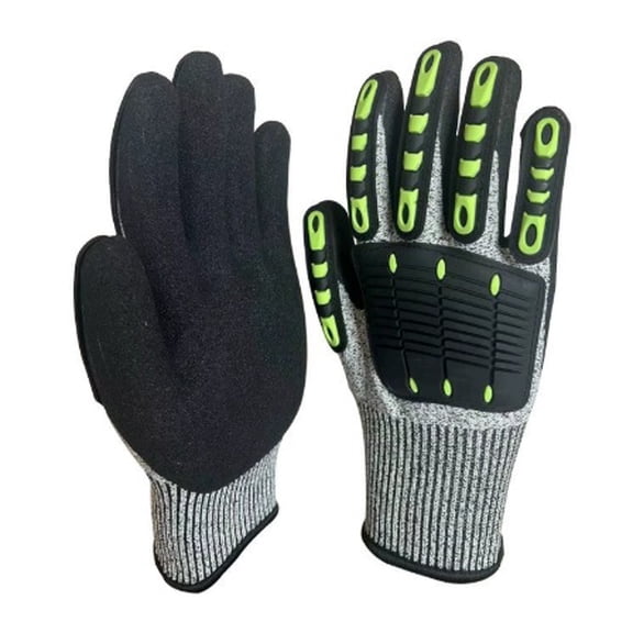 One-Size-Fits-All Anti-Cut Gloves | TPR Nitrile Labor Protection Gloves | Non-Slip & Wear-Resistant for Outdoor Work
