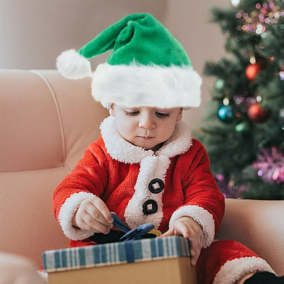 One Size Fits All Thickened Enlarged Santa Hat - Festive Red Christmas Party Hat, Eye-Catching Holiday Decoration for Adults & Kids