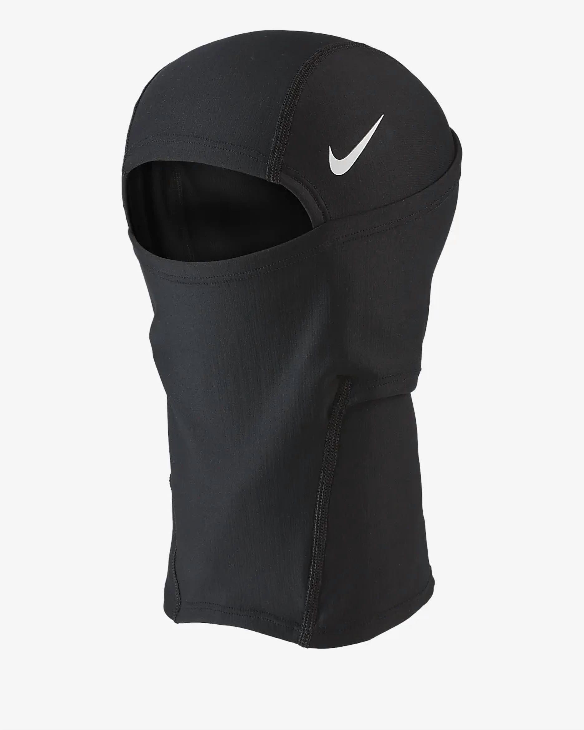 Nike Pro Hyperwarm Therma-FIT Hood, Black/White, One Size, Nylon