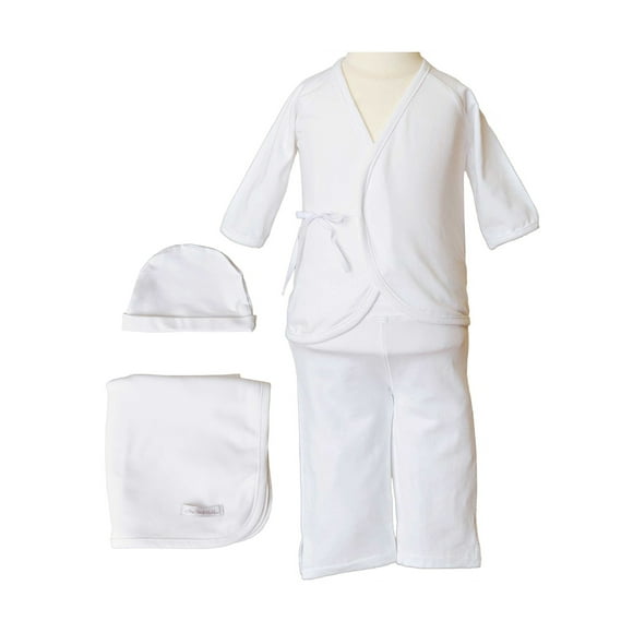 One Small Child Boys Four-Piece Bamboo Layette Set (Baby)
