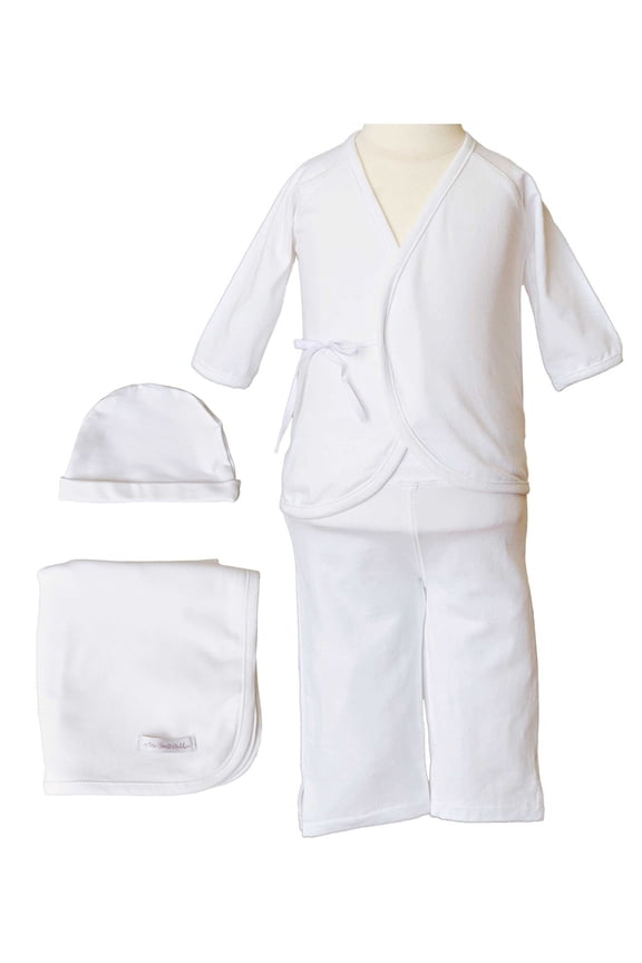 One Small Child Boys Four-Piece Bamboo Layette Set (Baby)
