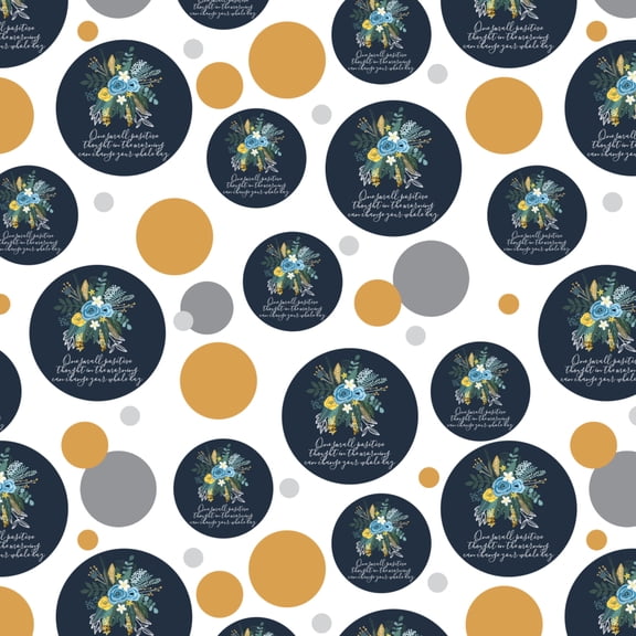 One Small Positive Thought in the Morning Can Change Your Whole Day Premium Gift Wrap Wrapping Paper Roll