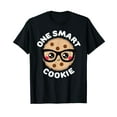 thumbnail image 1 of One Smart Cookie Cute Kawaii Style Pun Chocolate Chip T-Shirt, 1 of 5
