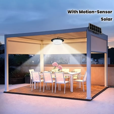 One Solar Barn Light, Suitable for Both Indoor And Outdoor Use, Featuring 244 Leds, a 5-Mode Solar Motion Sensor, And a Remote Control