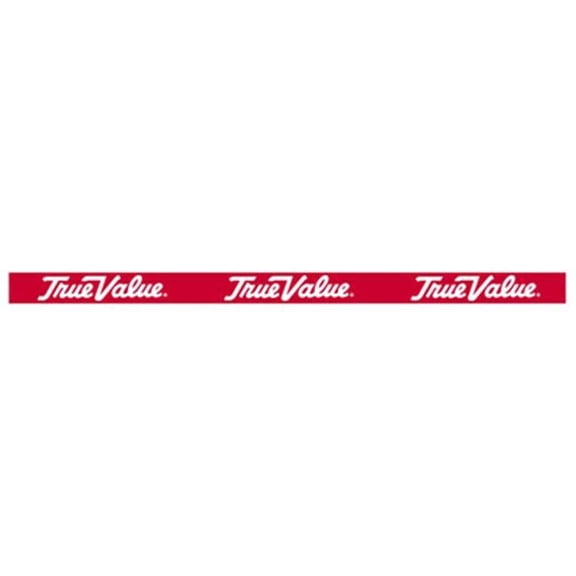 One Source Industries 253764 6 in. & 5 yards True Value Ceremonial Ribbon, Red