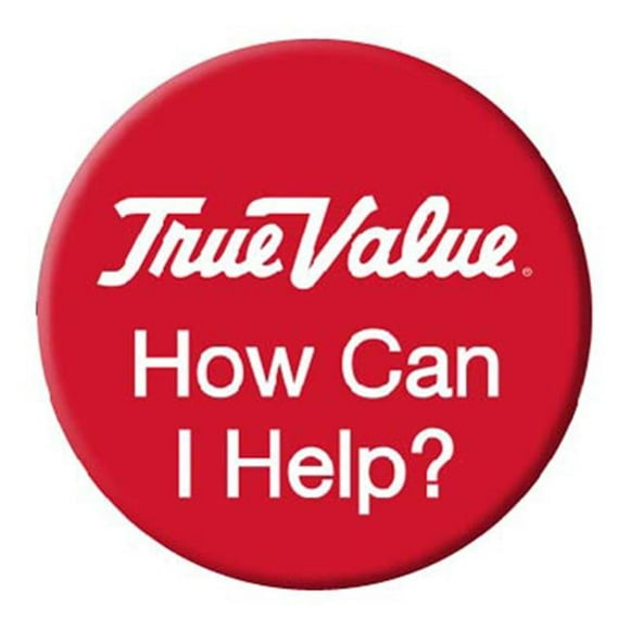 One Source Industries  True Value Red Help Button with Safety Pin, Pack of 10