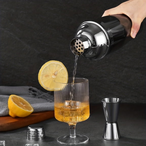 One Stainless Steel Cocktail Shaker for Martinis