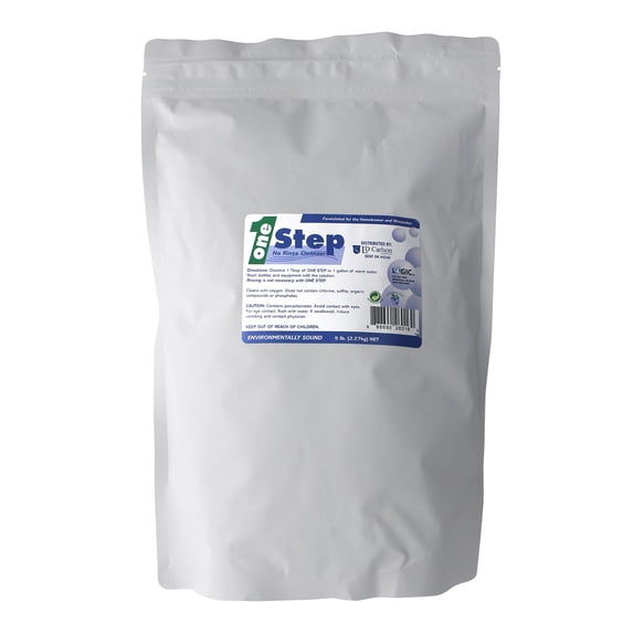 One Step 5 lbs - No Rinse Cleaner For Homebrewing Beer & Wine Making