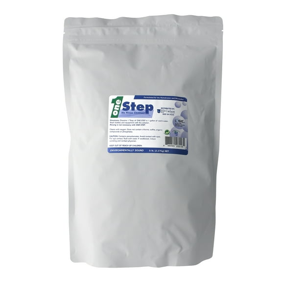 One Step 5 lbs - No Rinse Cleaner For Homebrewing Beer & Wine Making