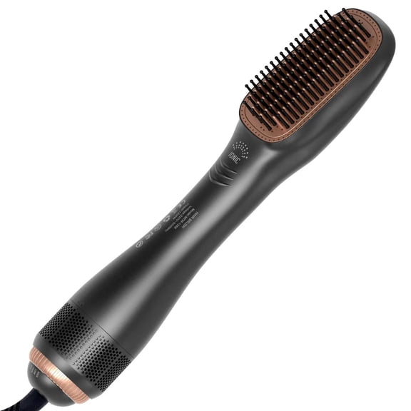 One Step Blow Hair Dryer Straightener and Styler Rotary Volumizer Electric Hot Air Brush Hot Ceramic Professional 1200W 3 in 1