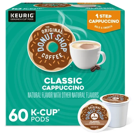 One-Step Classic Cappuccino, K-Cups, 60 Count (Free Shipping)