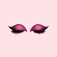 thumbnail image 1 of One-Step Eyeshadow - Pink - Lazy Shadow EyéLásh Patch 2 in 1 3D Eyeshadow EyéLáshes Makeup Stickers Without Makeup Natural Reusable Colorful Eyelid Line Stencils Makeups Novice T, Makeup Organizers, 1 of 3