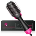 thumbnail image 1 of One Step Hair Dryer and Volumizer Hot Air Brush, 3 in 1 Hot Air Brush Comb for Fast Drying Unique Brush, 1 of 6