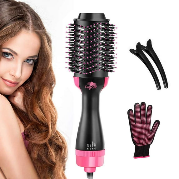 One Step Hair Styling Tool- 3-in-1 Hair Dryer, Volumizer, and Styler with Negative Ion Technology.