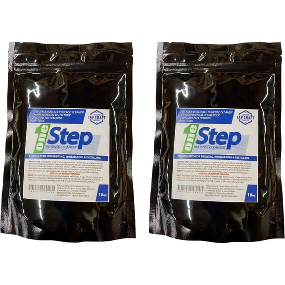 One Step No Rinse Cleaner - 1 Lb. (Two Pack) Homebrew
