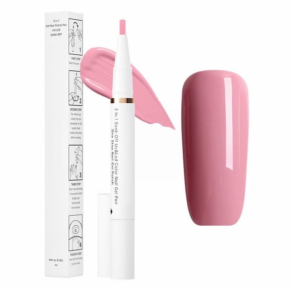 One-Step Pen G207-A03 - Multi-Function Single Color Nail Gel Pen, Ladies Manicure Tool 1Ml, Nail Pen Easter Mother'S Day Jia Pian