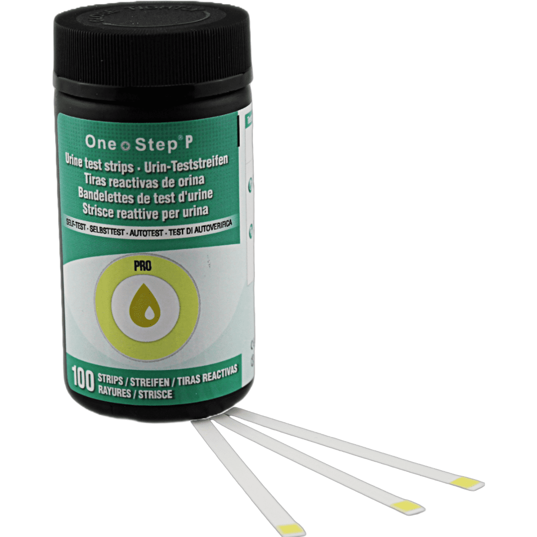 One Step Protein Urine Tests, 100 x Strips Tub, Tests for Proteinuria