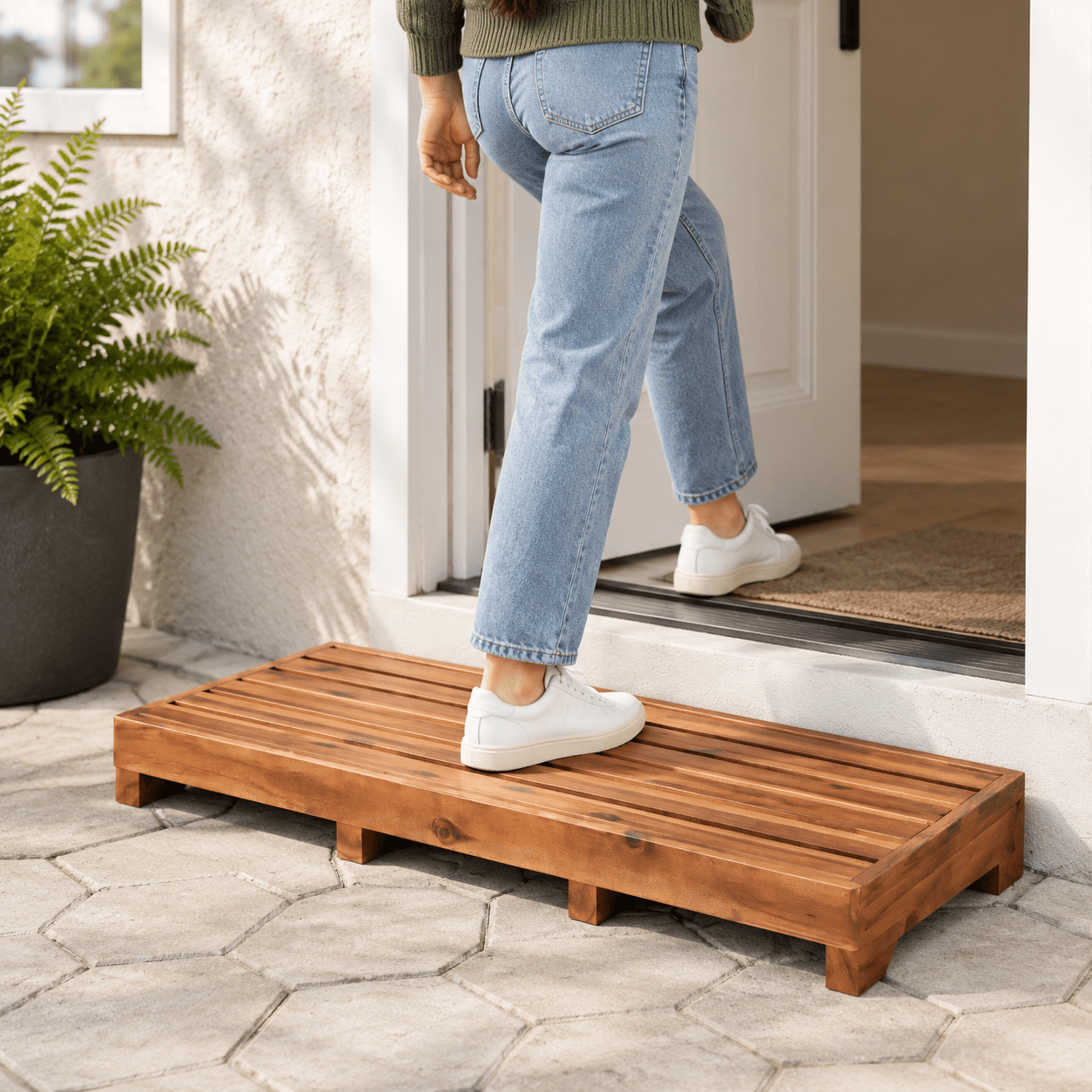 One Step Stool For Non-slip 300lbs Capacity - Walmart.com
