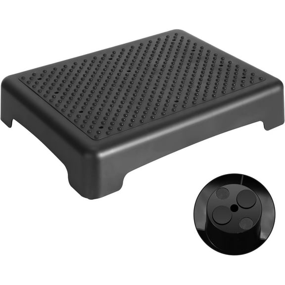 One Step Stool, Safety Step Platform for Senior  Adults, Non-Slip Mobi Step Platform for Stair, Car, Bed, Chair, Shower, Bathtub, Outdoor, 3.5 Inch High Rise Stairs 440 Lbs Capacity
