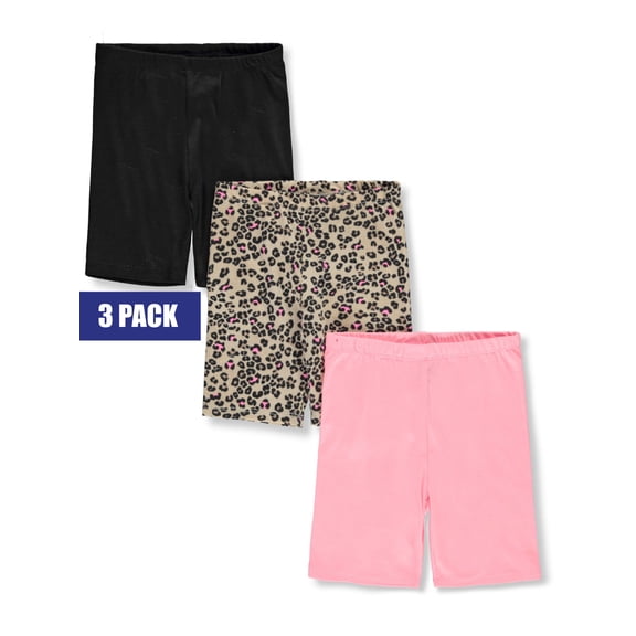 One Step Up Girls' 3-Pack Bike Shorts Color: pink/multi Size: 3t
