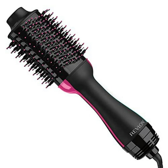 REVLON One-Step Volumizer Enhanced 1.0 Hair Dryer and Hot Air Brush | Now with Improved Motor (Black)