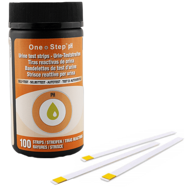 One Step pH Urine Test Strips, Tests Alkaline & Acid Levels in the Body