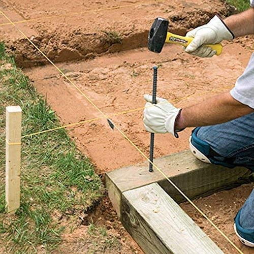 One Stop Outdoor 24 in Landscaping Rebar Garden Stakes with Rust Resistant Coating (10 Pack)