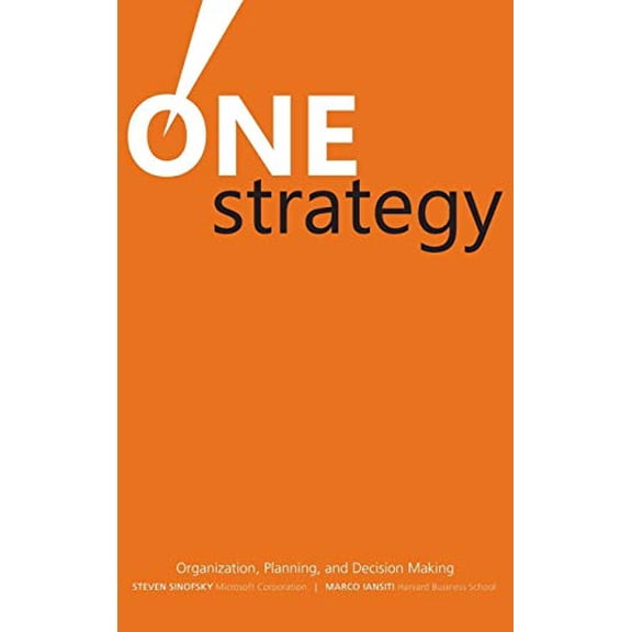 Pre-Owned One Strategy: Organization, Planning, and Decision Making, 9780470560457, 0470560452, Hardcover, 1 edition