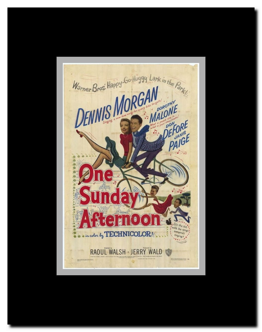 One Sunday Afternoon Framed Movie Poster